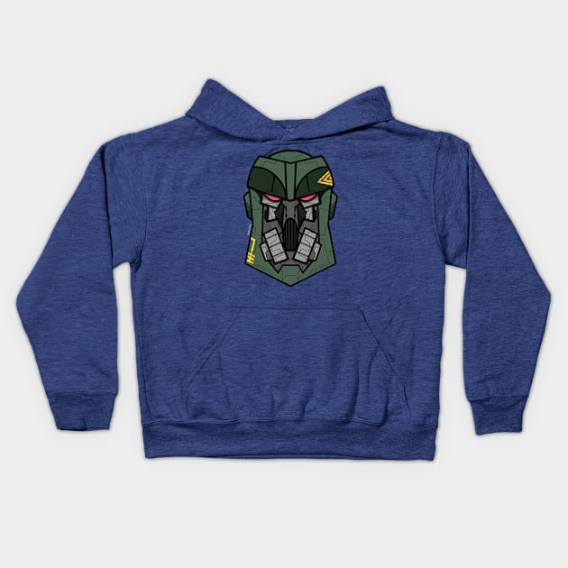 Hellfire Trooper Kids Hoodie by Dark_Inks